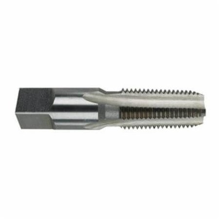 MORSE Pipe Tap, Series 2120, Imperial, 1214, GroundNPTF, Tapered Chamfer, 138 Thread Length, 318 36197